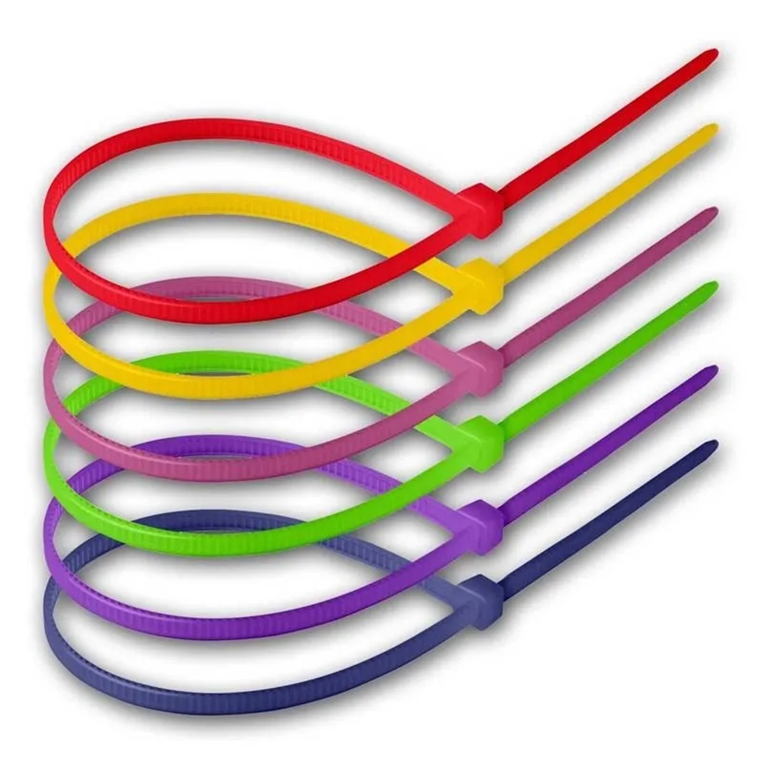 world-trading-net Kabelbinder-Sortiment 120-Teilig 48x300mm NEON