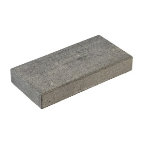 Dunkelgraue Diephaus Limos Graphit Palisade, gestrahlter Betonstein 50x25x8 cm. Für Einfassungen, Stufen, Mauern.