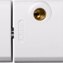 Weißes Abus Fensterschloss FTS3003 zur Tür- und Fenstersicherung.