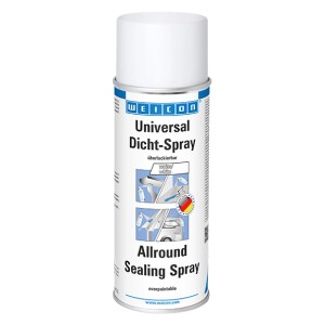 WEICON Universal Dicht-Spray, 400ml, Weiß. Spezial-Spray zur Abdichtung von Rissen und Nähten.