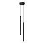 Schwarze Sollux Lighting Pendelleuchte Pastelo 2, moderne Lampe für Wohnzimmer & Küche.