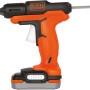 Black+Decker Akku-Heißklebepistole BDCGG12N (12 V) in Schwarz und Orange.