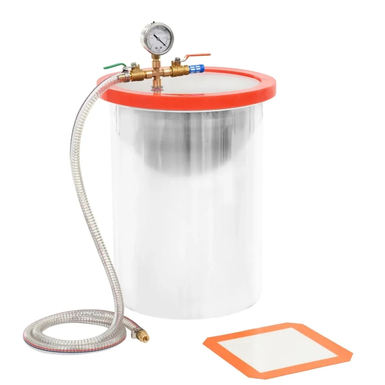 vidaXL Vakuumkammer Edelstahl 22,7 L 143868