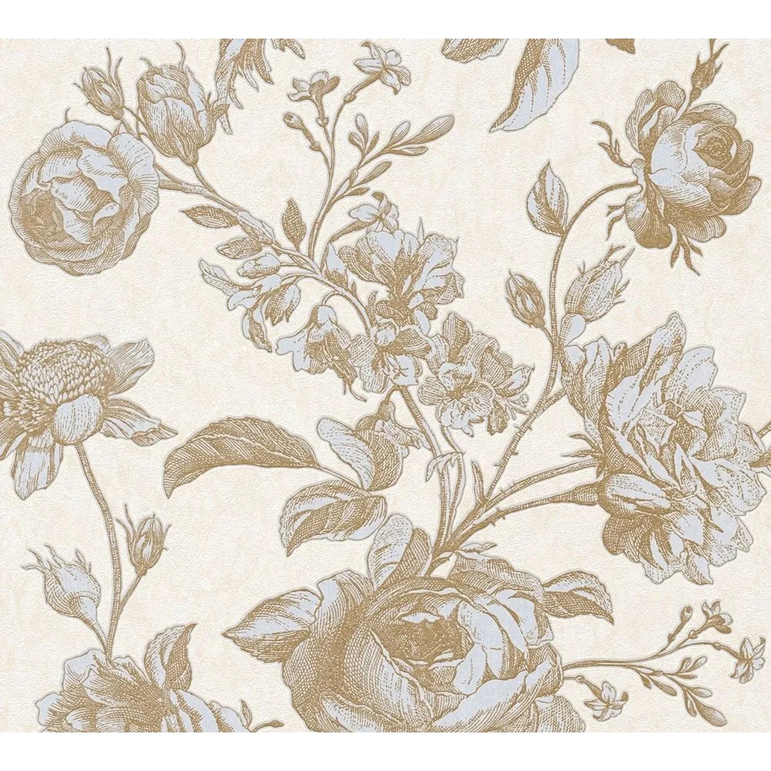 Tadessi Tapete Floral M1-No.1840 Vliestapete in Beige