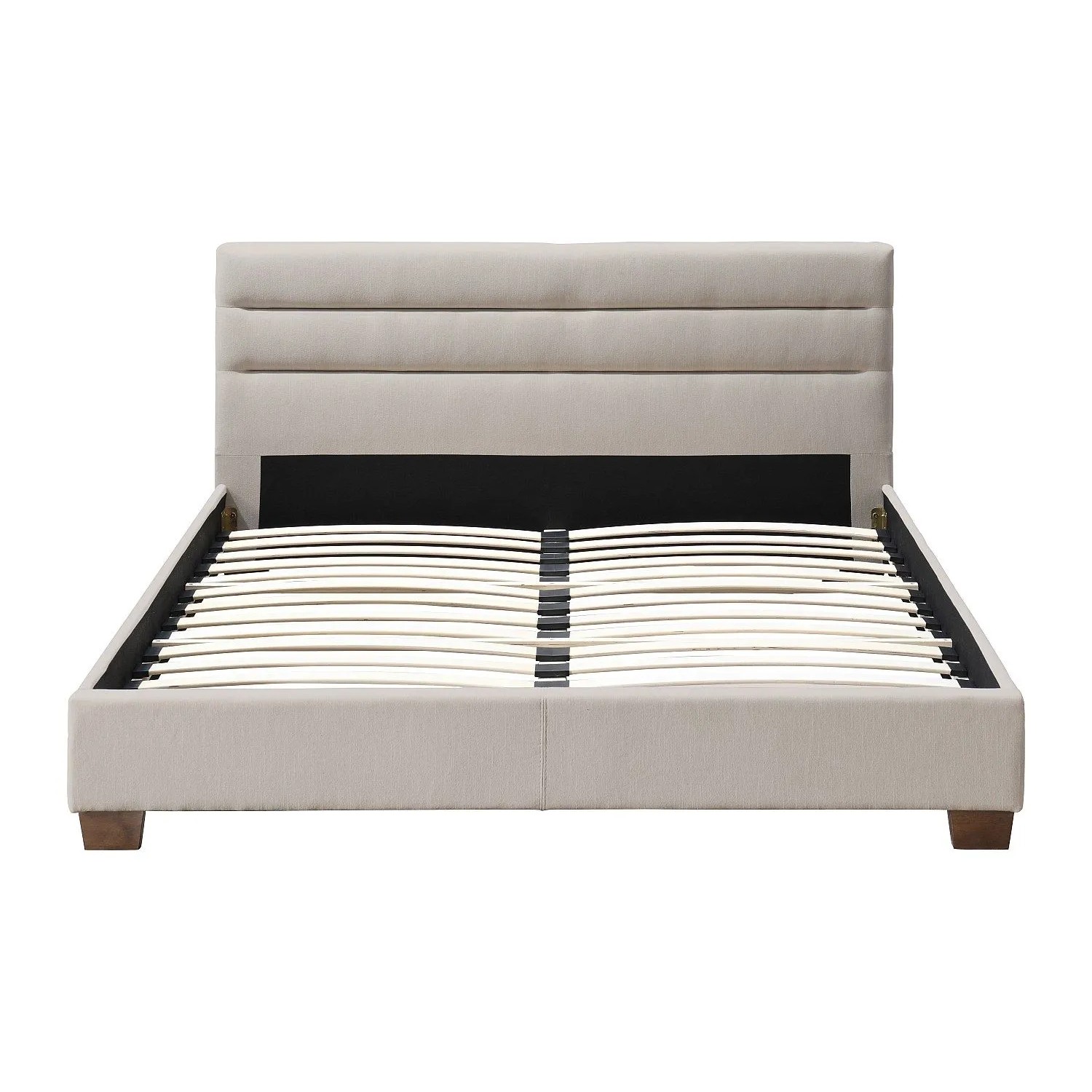 Vente-unique Bettrahmen Faustin Beige 165 cm