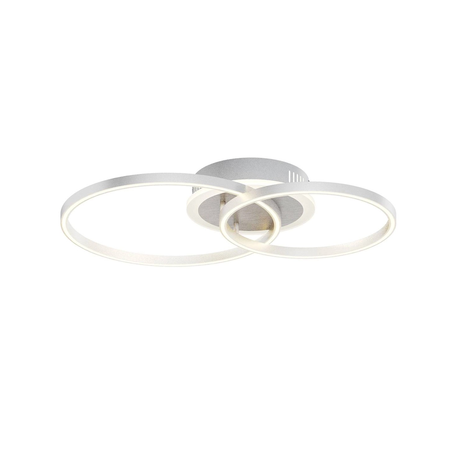 Lindby LED Smart Home Deckenlampe Edica 9985093 Dimmbar mit Leselampe Moder günstig online kaufen