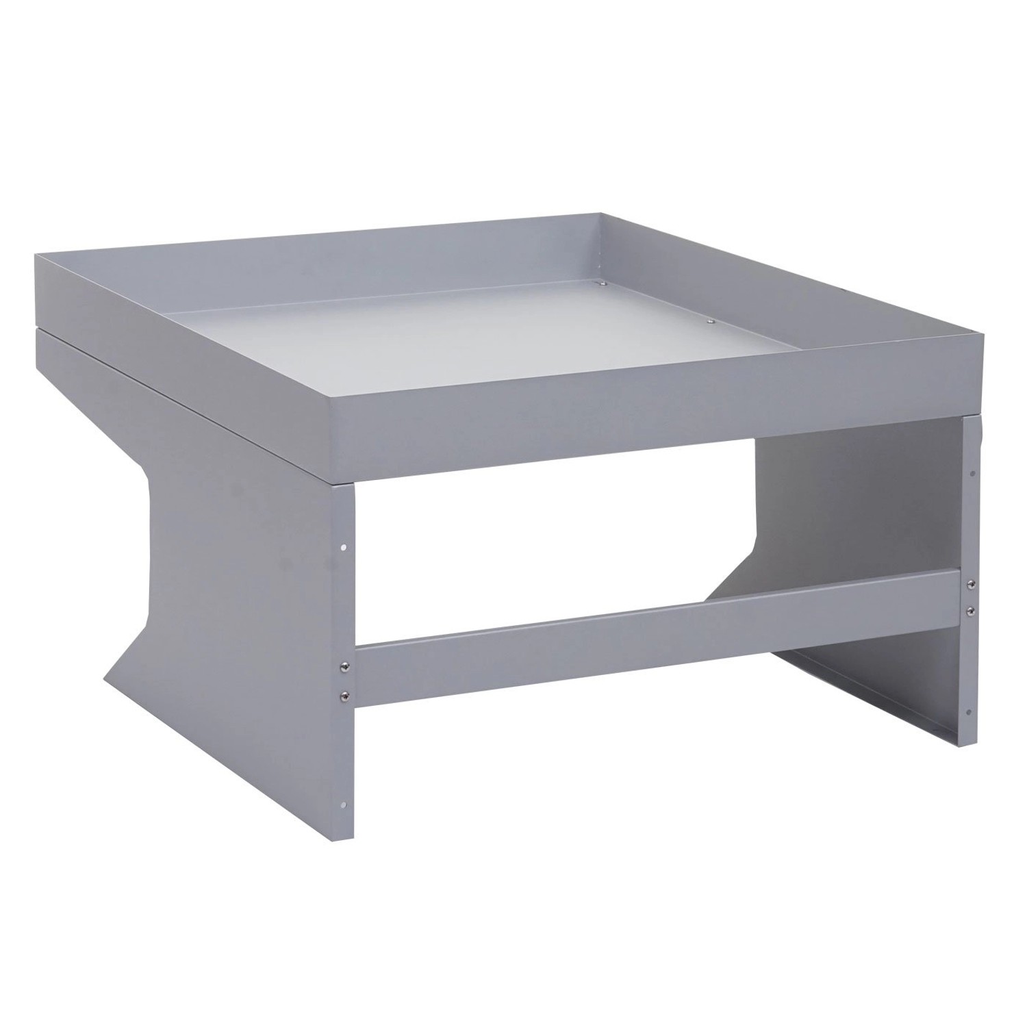 PROREGAL Mähroboter-Garage Mit Pflanzkasten 37x60x70cm Metall Grau_6