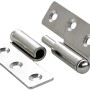 Hettich Möbelband, 50x40 mm, links, vernickelt, für Möbeltüren.
