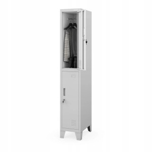 Jan Nowak Garderobenschrank Bartek 1 Plus 172 x 29 x 45 cm Grau