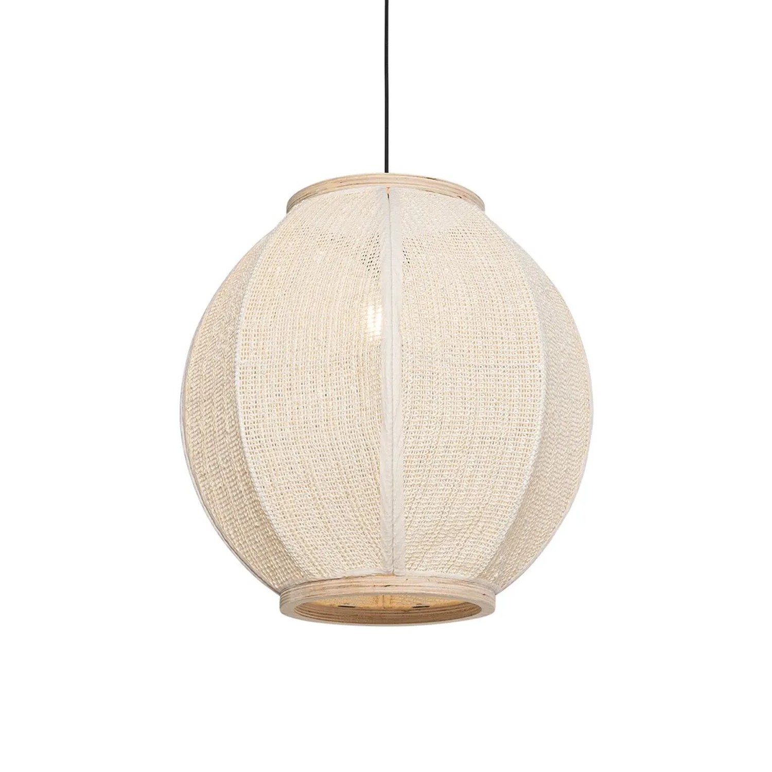 QAZQA Orientalische Hängelampe NatursTOff 46 cm Rob