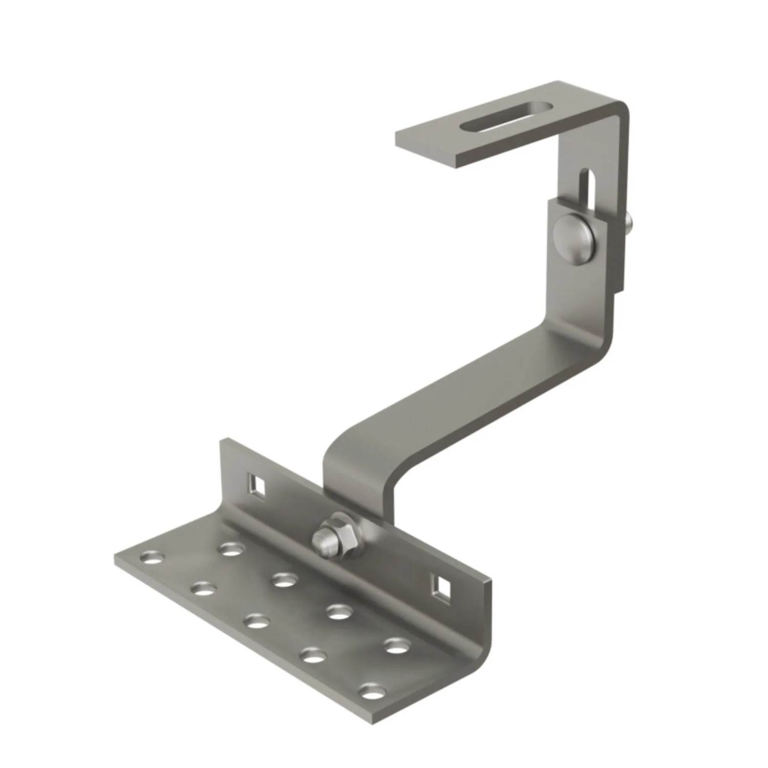 PVundSO Dachhaken für Solarmodule 3-Fach Verstellbar Edelstahl 5 mm