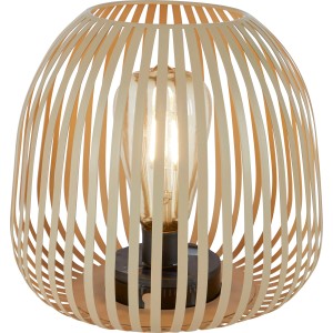 Solar-LED-Dekoleuchte Mereta Ø 20 cm x 18,5 cm Beige