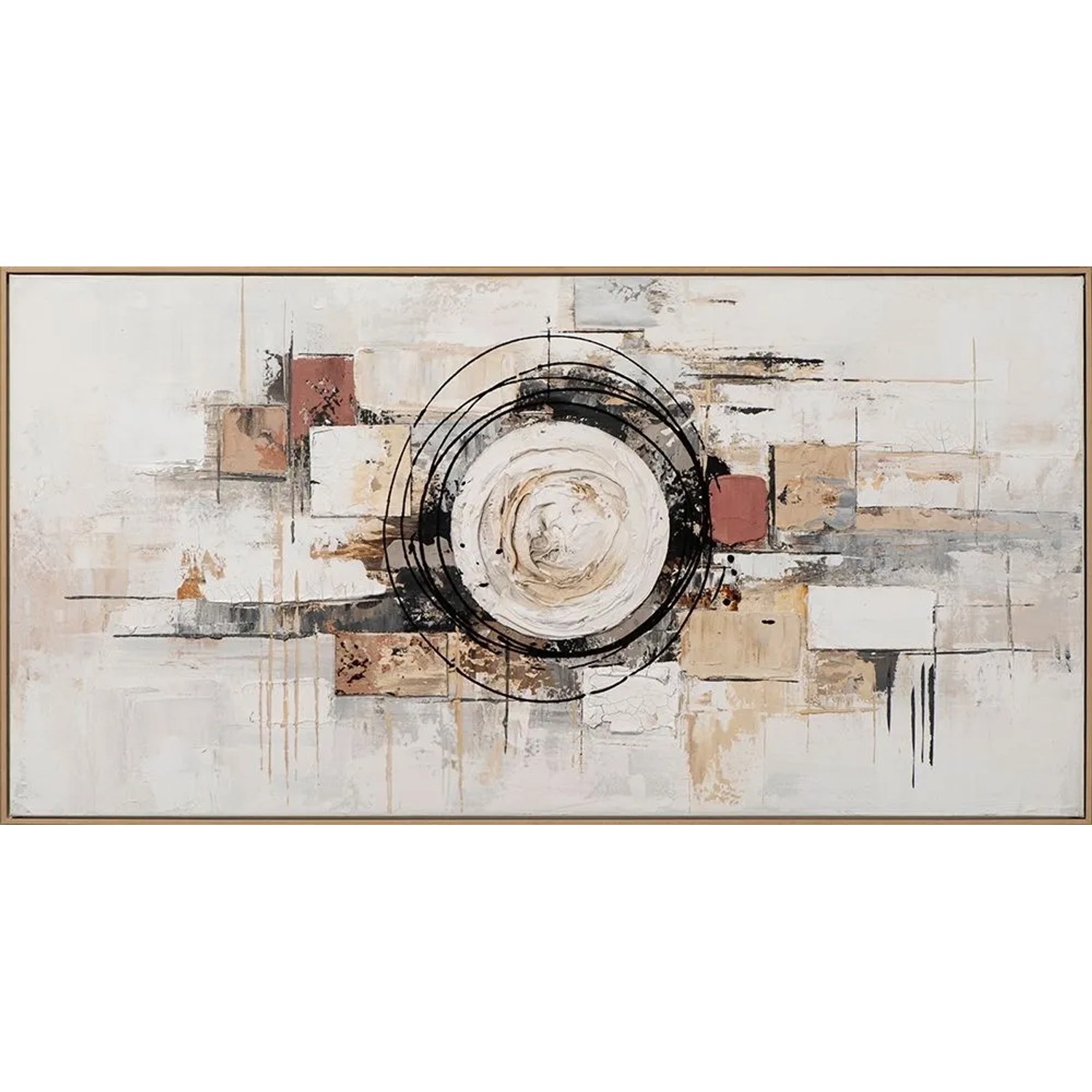 Art Universe Leinwandbild Luftige Geometrie 72 x 142 cm