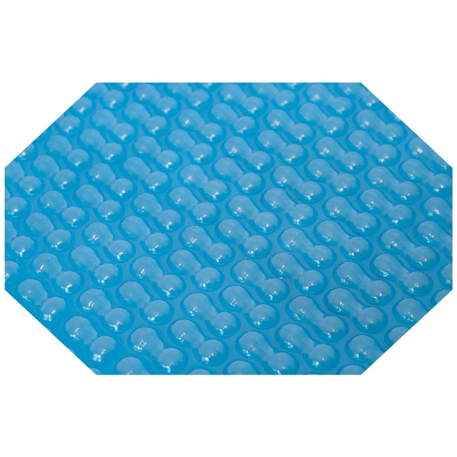 Evolution Solarplane Light Blue 400 µm GeoBubble Achteck 610x375cm Erwärmung Folie