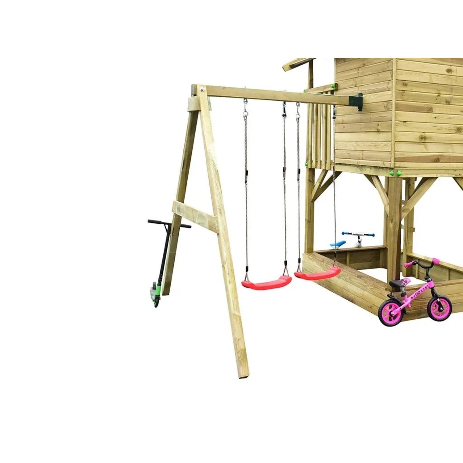 Prestige Garden Doppelschaukelanbau Doppelschaukel-Modul KDI für Prestige Garden Stelzenhäuser