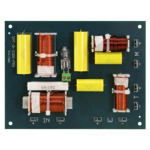 Kenford Frequenzweiche Pro 3-Wege, 400W, mit Schutzschaltung für Lautsprecher.