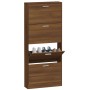 vidaXL Schuhschrank Braun Eichen-Optik 59x17x150 cm Holzwerkstoff 342525_4
