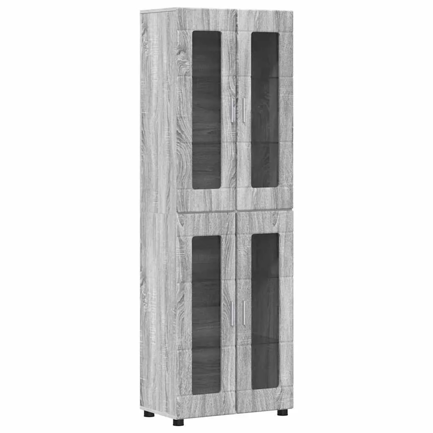 vidaXL Highboard FLORIN Graues Sonoma 60 x 35 x 182 cm Holzwerkstoff 3397910