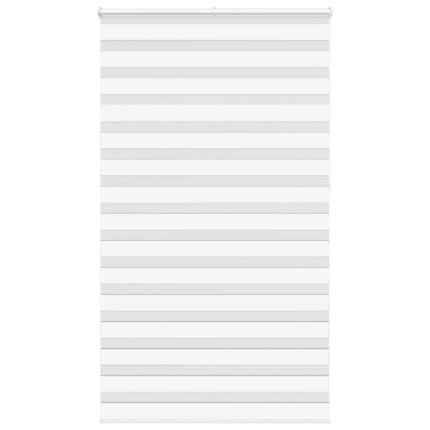 vidaXL Doppelrollo Weiß 125x230 cm Stoffbreite 120,9 cm Polyester 4014812 günstig online kaufen