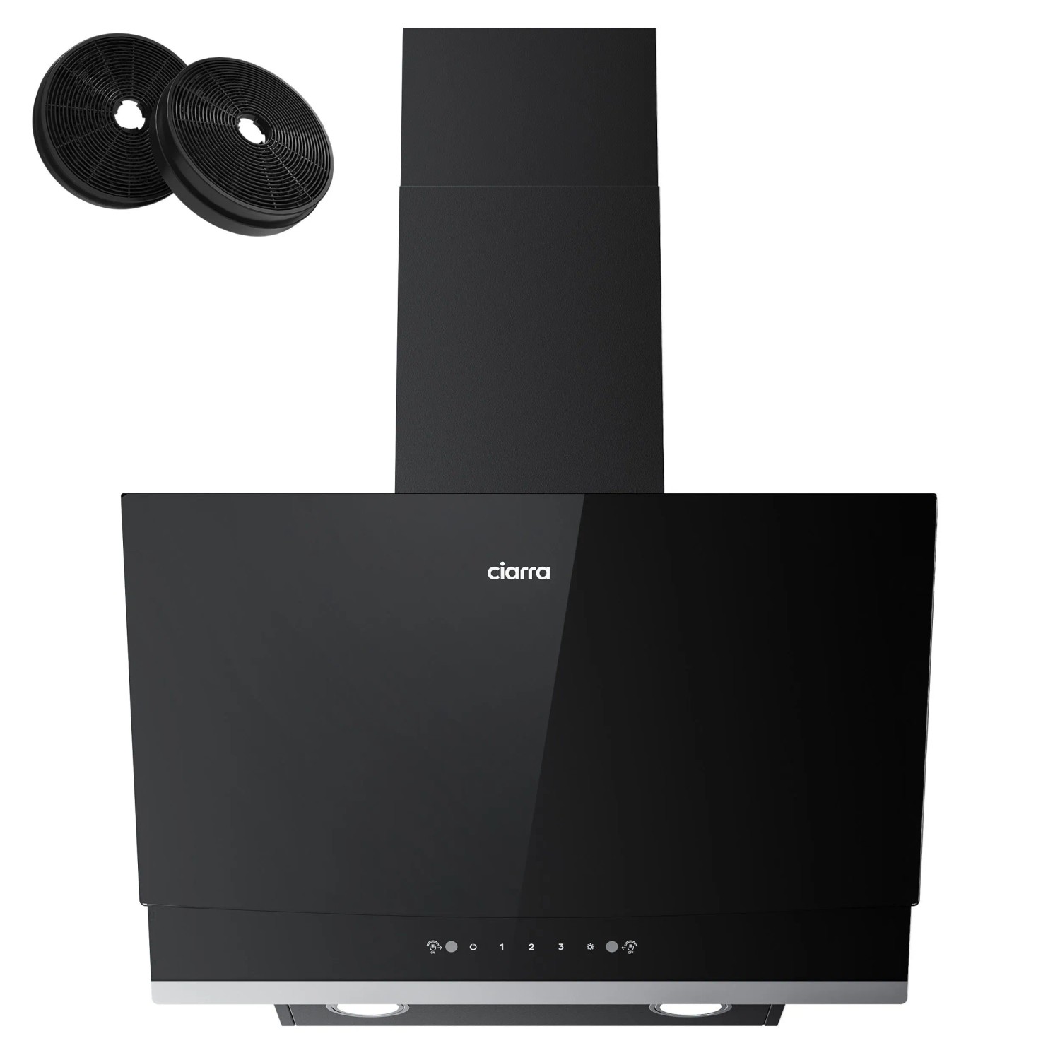 CIARRA Kopffreihaube 60 cm 710 m³/h A+++ Dunstabzugshaube Gestensteuerung Touch Control CBCB6736A