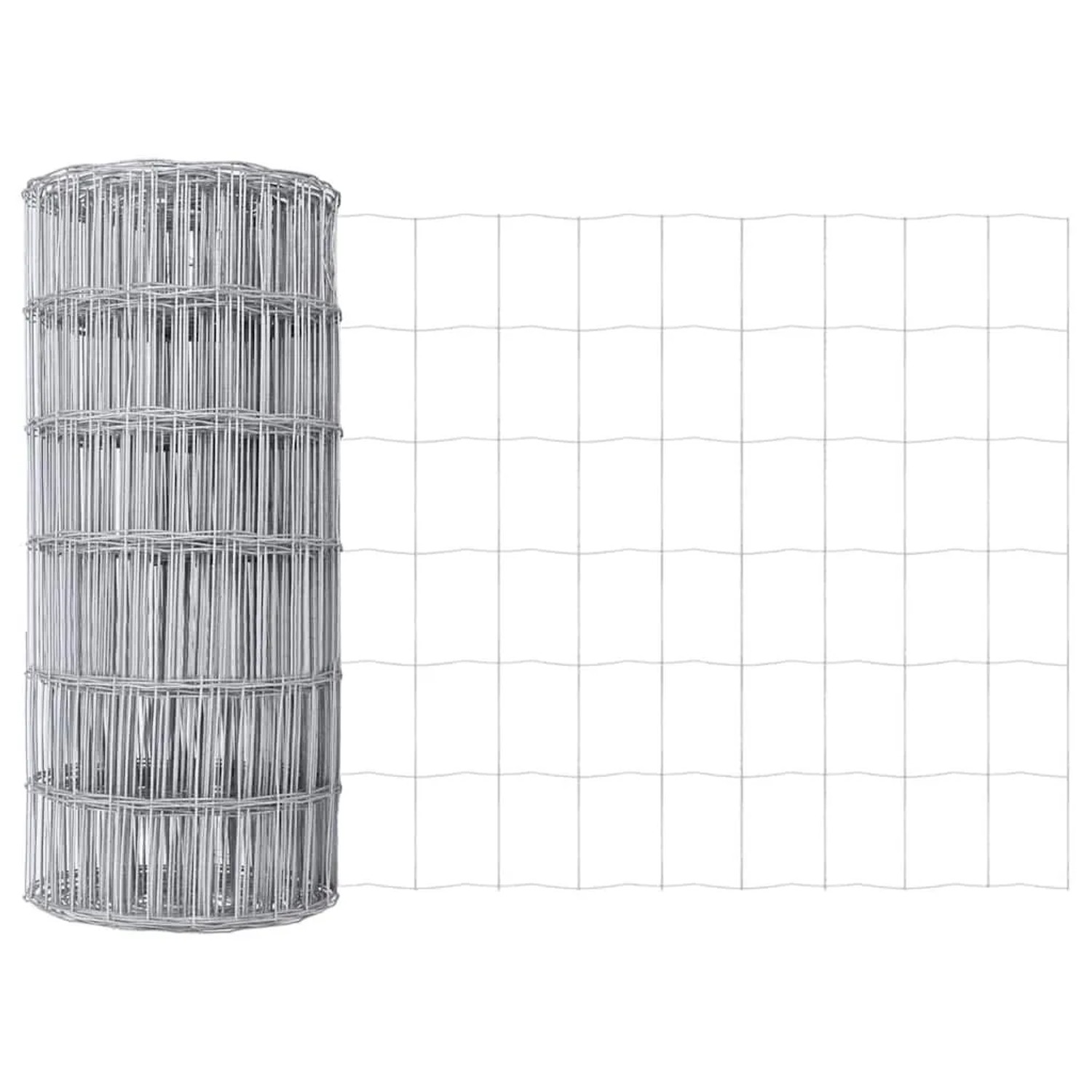 vidaXL Eurozaun 0,6 x 25 m PVC-beschichtetes Eisen 42004683 günstig online kaufen