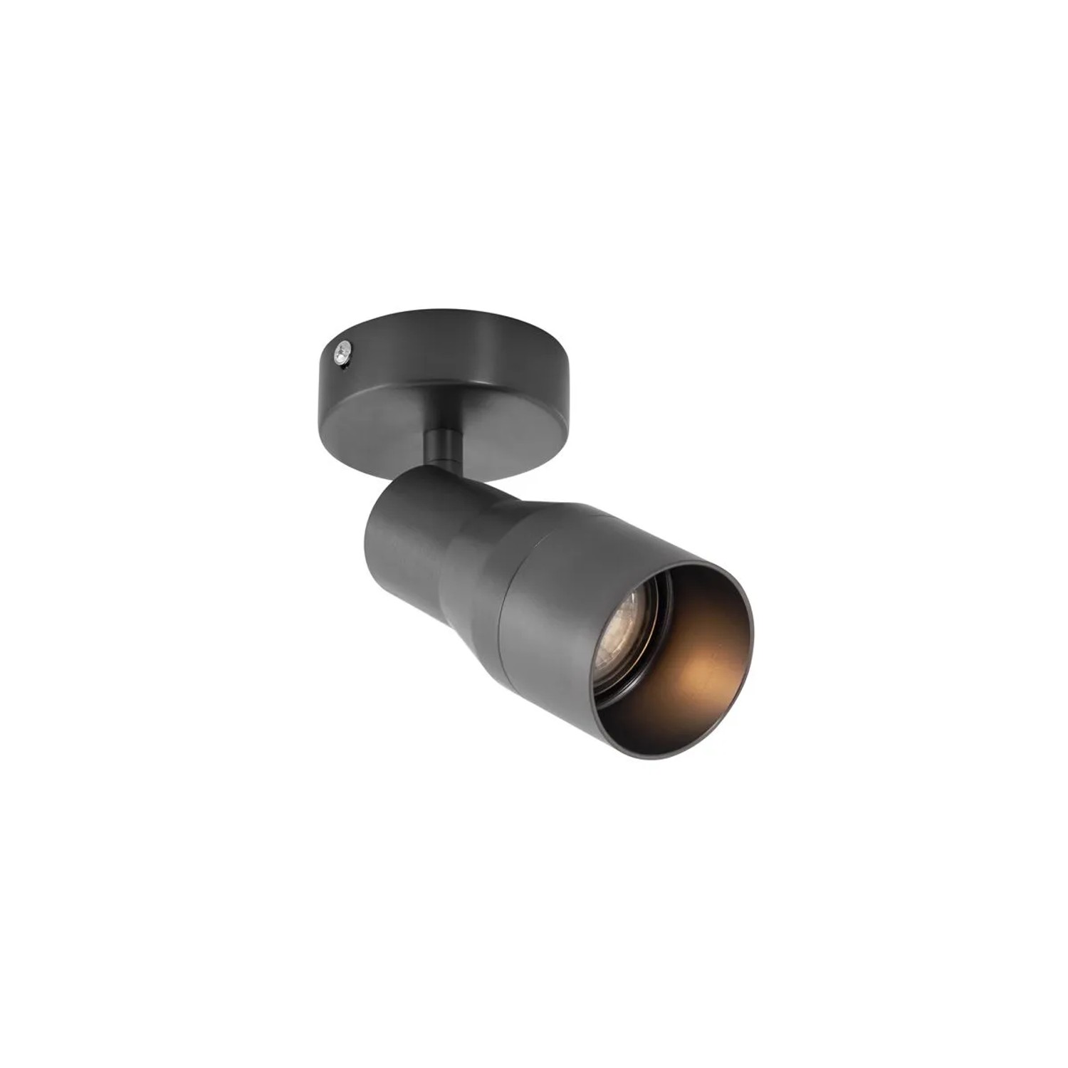 QAZQA Moderner Deckenstrahler Gunmetal GU10 50 mm Rund Stanley