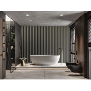 FN Neuhofer Akustikpaneel Acustico Alu 565 mm x 17 mm x 2400 mm Inox-Alu