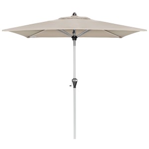 Doppler Marktschirm Active, 210x140 cm, Natur, mit Knickfunktion für flexible Schattenausrichtung.