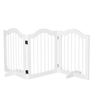 PawHut Absperrgitter 3-Teilig 154,5 x 61 cm