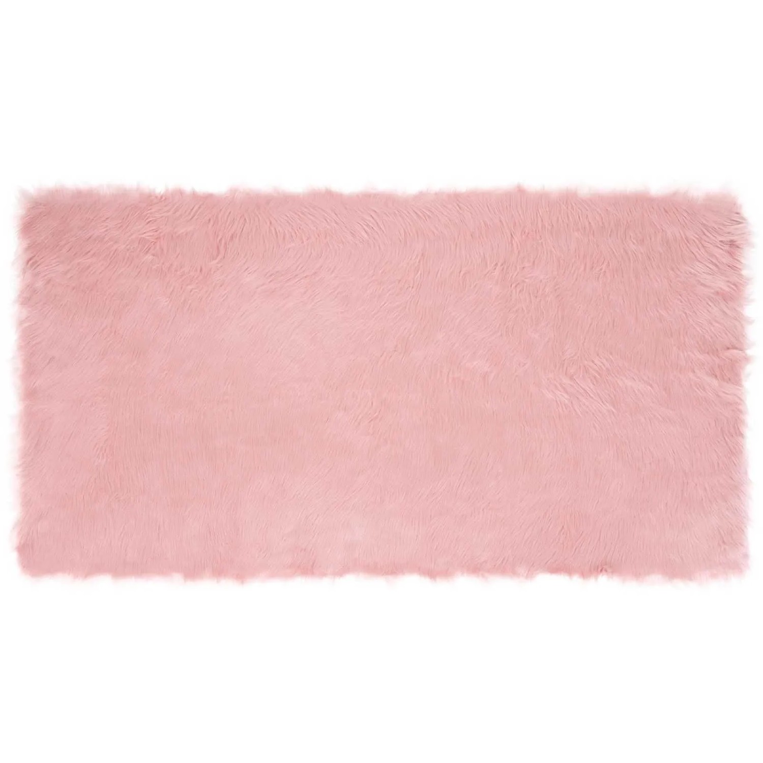 vidaXL Kunstschaffell Teppich Tafalla Rosa 80 x 150 cm Polyester 42021544 günstig online kaufen