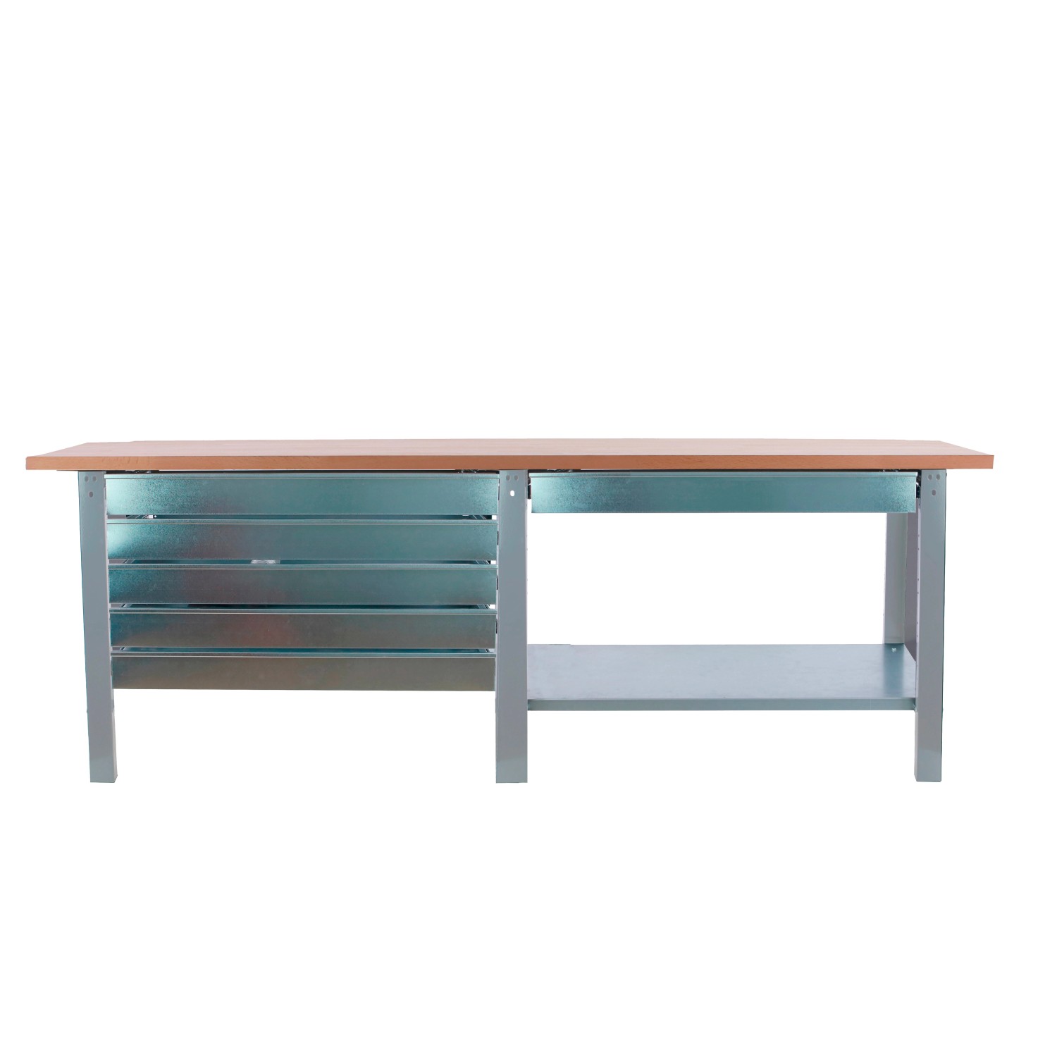 PROREGAL Werkbank BUFFALO WOOD Mit 6x Schublade HxBxT 86,5x210x75cm Traglas günstig online kaufen