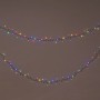 OBI LED Lichterkette, 17 m, mehrfarbig, mit 700 leuchtenden LEDs für stimmungsvolle Außenbeleuchtung im Garten.
