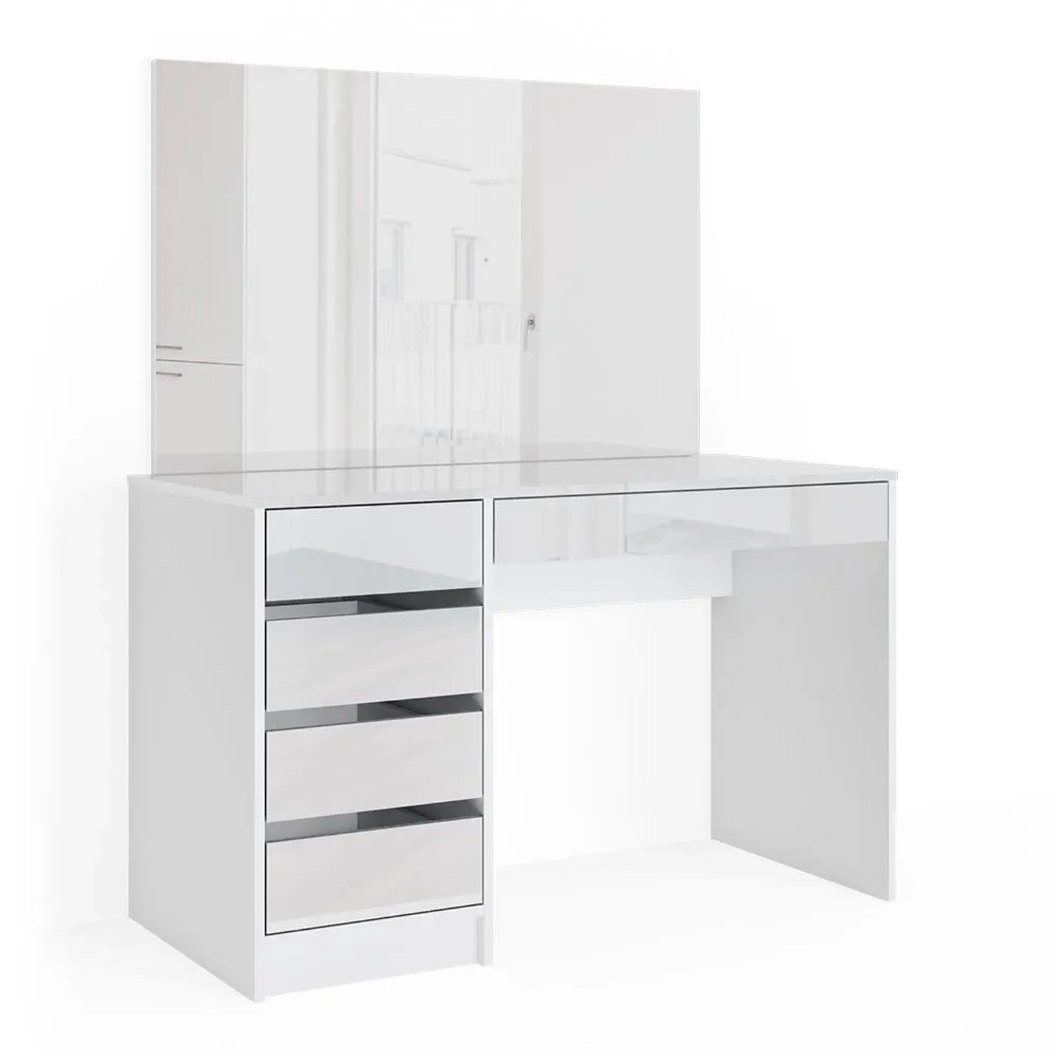 Vicco Schminktisch Sherry Weiß 120 x 145 mit Spiegel