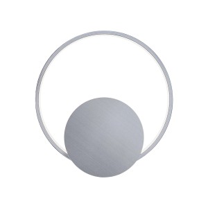 Lindby LED Wandleuchte Wandlampe Innen Anays 9984023 Modern in Alu 1-flammig Wohnzimmerleuchte