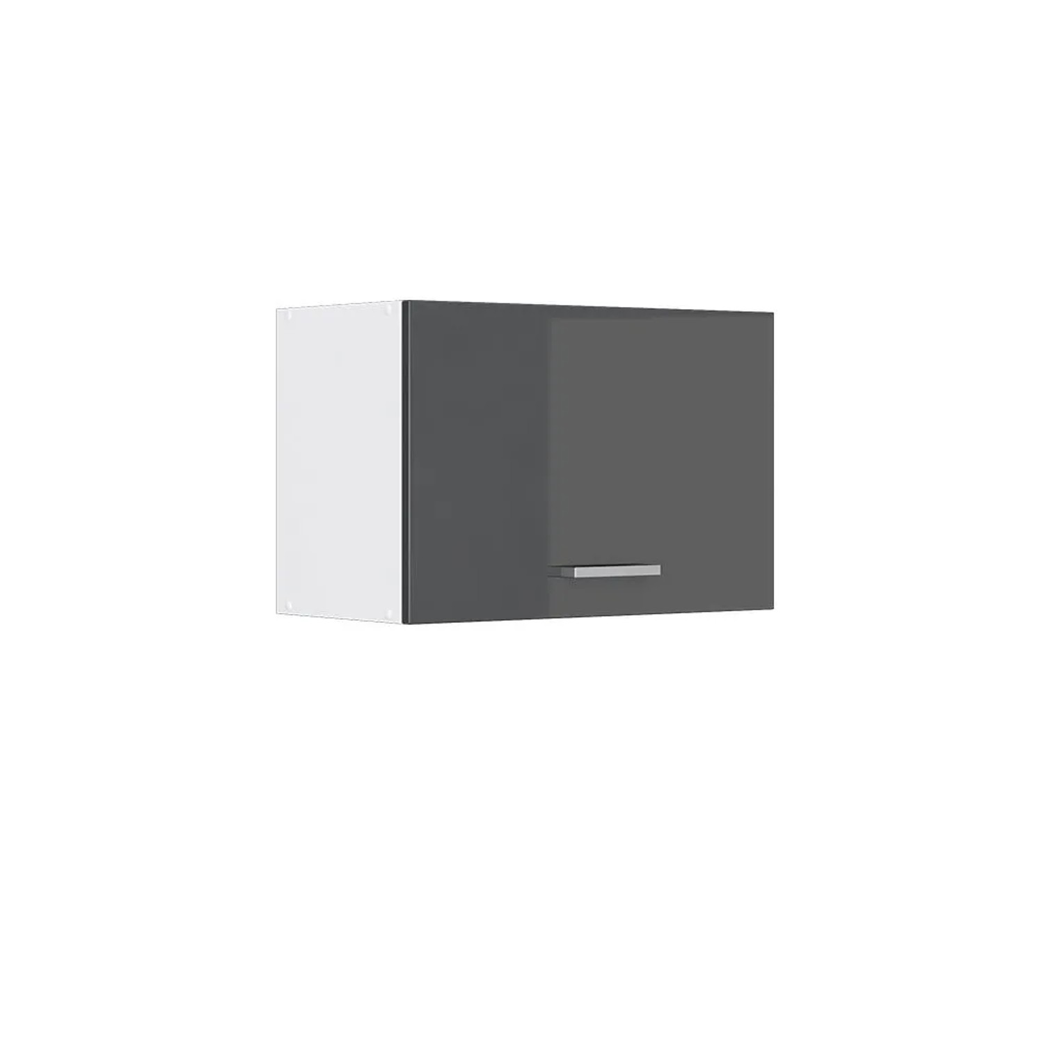 Vicco Hängeschrank R-Line Hängender Küchenschrank Anthrazit Hochglanz Weiß 60 cm Flach