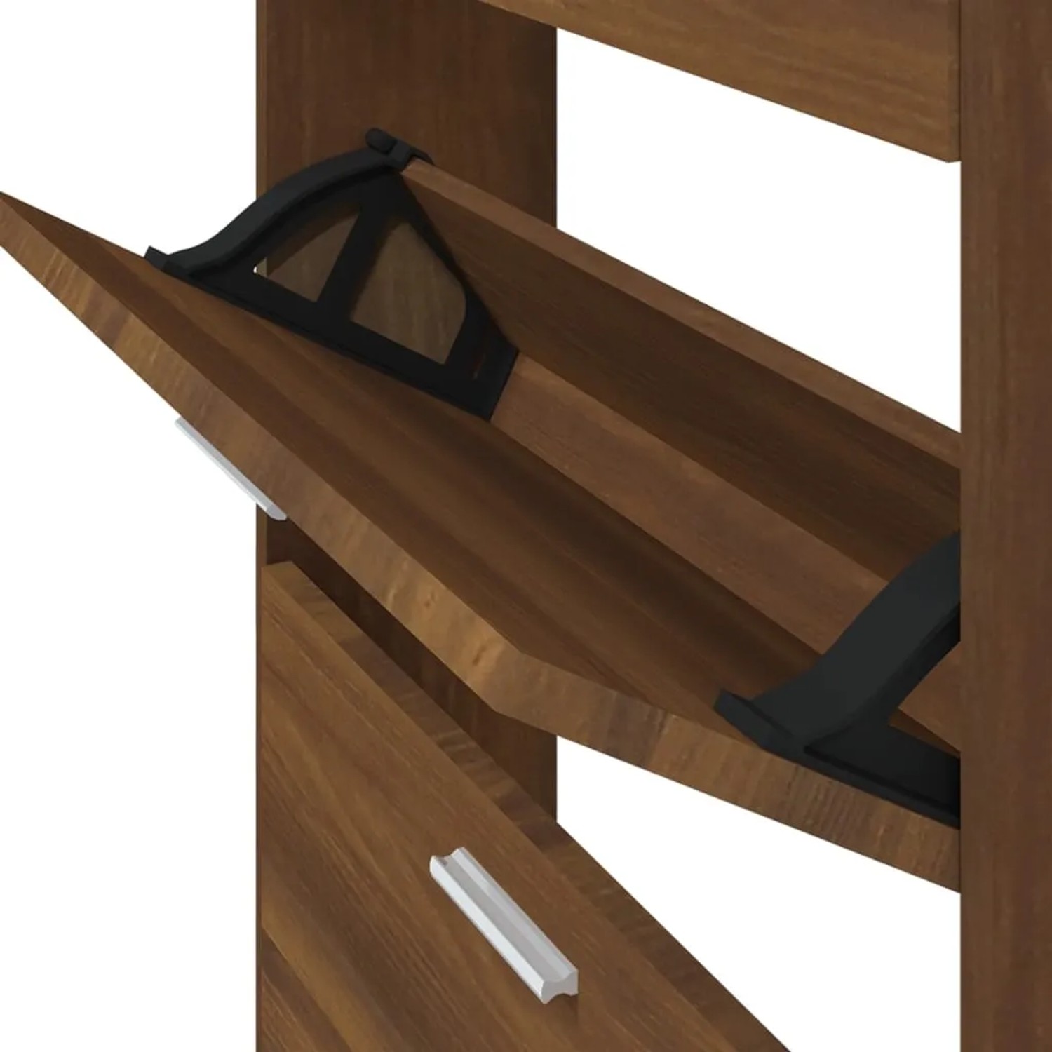 vidaXL Schuhschrank Braun Eichen-Optik 59x17x150 cm Holzwerkstoff 342525_8