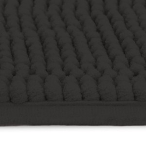 Beautissu BeauMare WR Vorleger Matte 50x80cm Schwarz