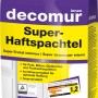 Decomur Super-Haftspachtel, 5 kg Sack, für Wand- und Deckenarbeiten, faserverstärkt für optimale Haftung.