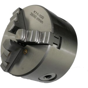 Rotwerk 3-Backenfutter, 10 cm, zentrisch spannend für Drehmaschinen. Präzise Spannung, gehärtete Backen.