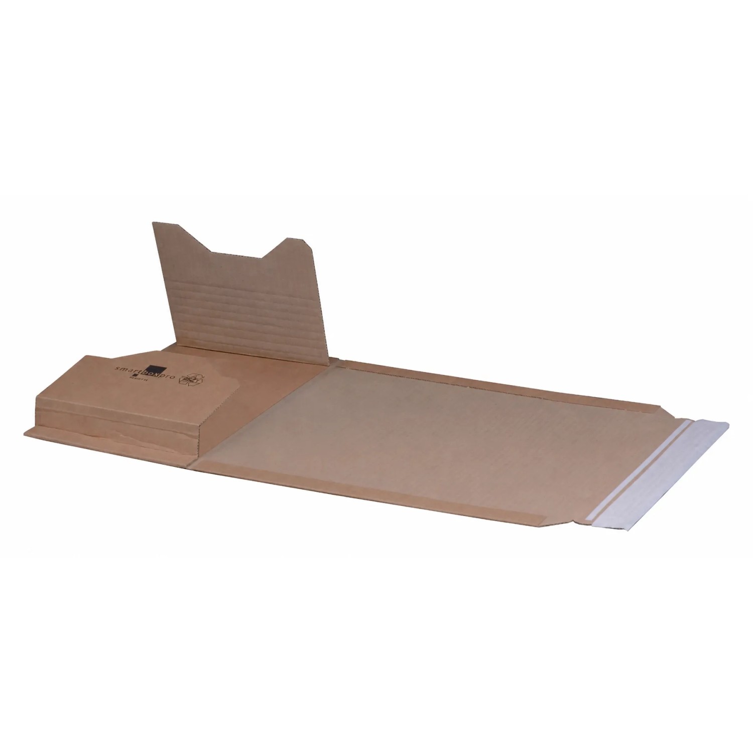 PROREGAL Mega Deal 150x Universalverpackung B5 LxBxH 274x185x80mm mit Selbstklebeverschluss & Aufreißfaden Variable Höhe Braun Wickelverpackung