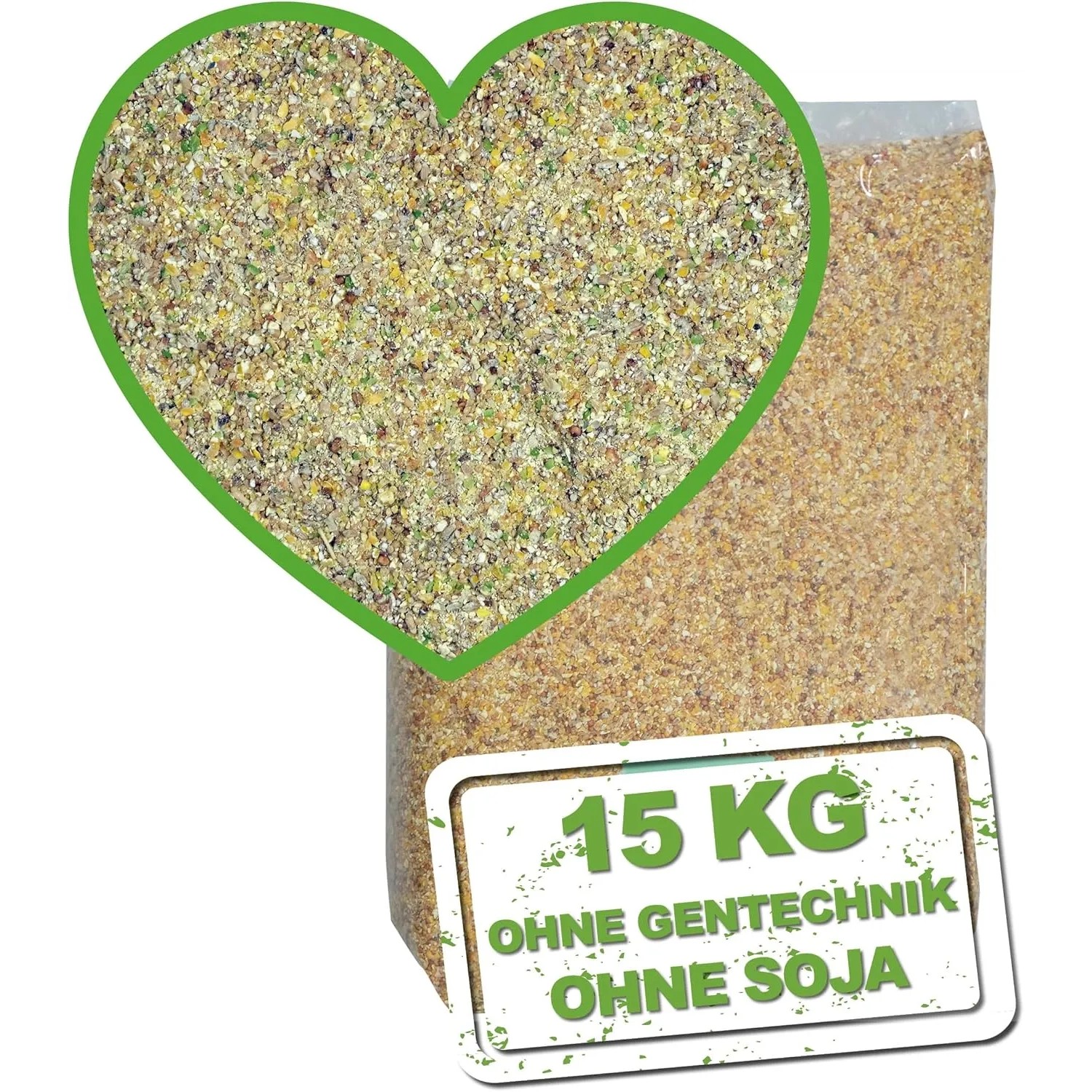 MeineHennen KÜKEN VITAL 15 Kg Premium Kükenfutter Kükenmischung mit Hirse und Leinsamenöl Alleinfuttermittel