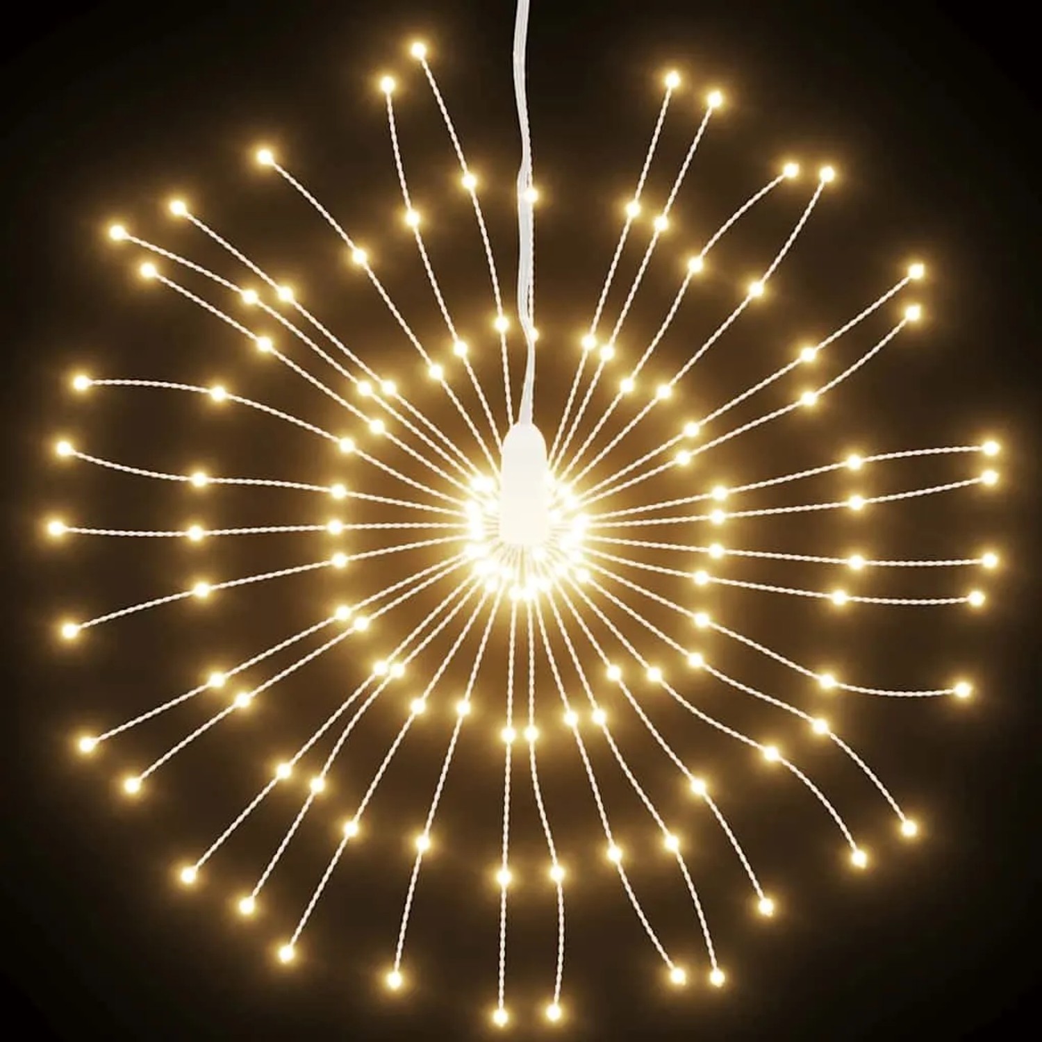 vidaXL Weihnachtsbeleuchtungen Feuerwerk 4 Stk 140 LEDs Warmweiß 17cm 356220_4