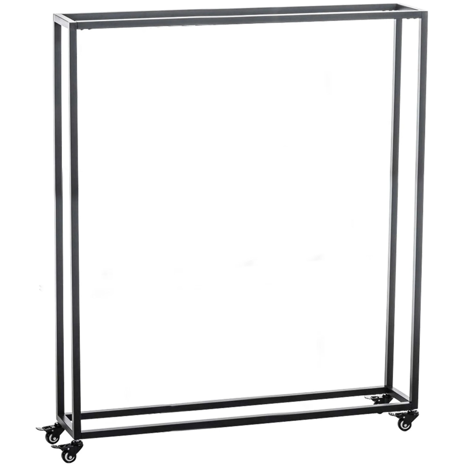 DELUKE Kaminholzregal Innen Metall BETTA Mit Rollen 25x100x150 Brennholzregal Innen Kaminholzständer Feuerholzregal Wohnzimmer