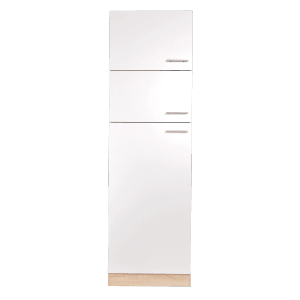 Weißer Respekta Umbauschrank Merle, 60 cm breit, für Herde und Backöfen.