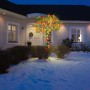 Konstsmide Micro LED Lichterkette mit 180 bunten LEDs an Baum im Garten, Außenbereich.