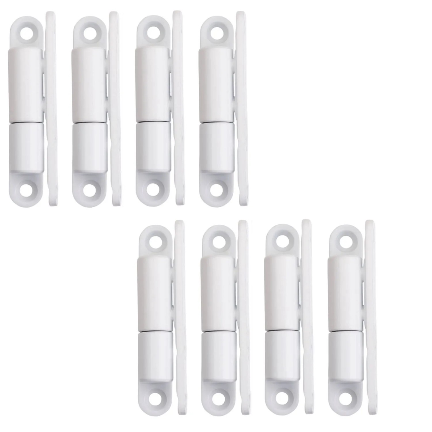 SOTECH 8 Stück Türband Aufschraubband 15 x 83 mm Weiß