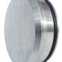 Endkappe aus Edelstahl V2A für 40 mm Handlauf, Zubehör für Treppen und Geländer.