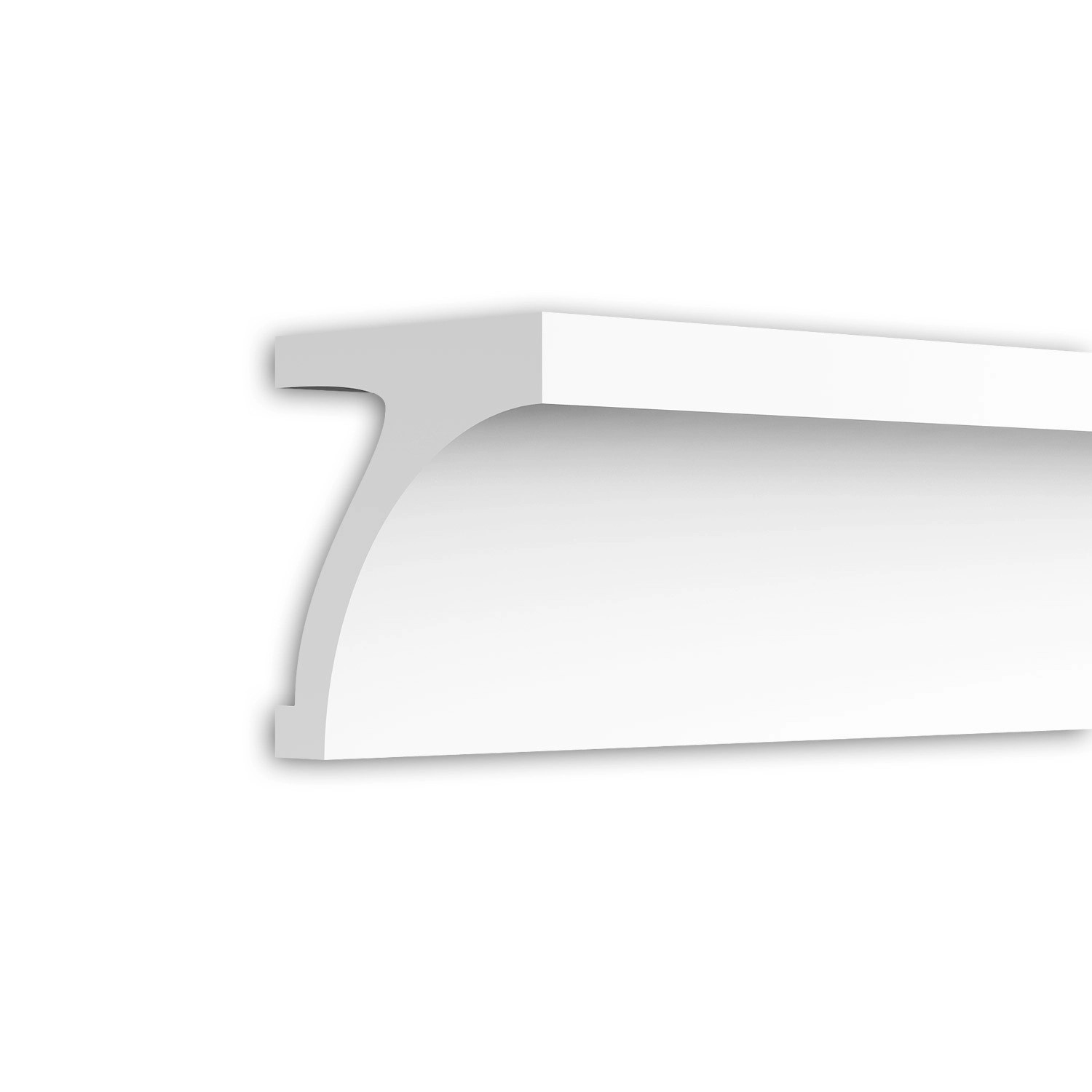 PROFHOME 491001 Eckleiste Fassadenprofil Zierleiste Stuckleiste 2 m 200 cm x 20 cm x 20 cm Weiß