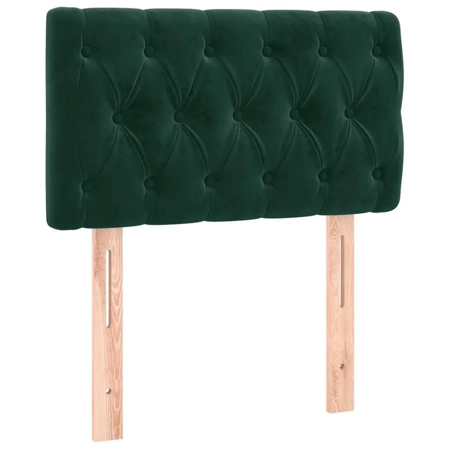 vidaXL Kopfteil Dunkelgrün 80x7x78/88 cm Samt 346309