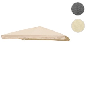 MCW Ersatzbezug Creme für Sonnenschirm A96 3x4m mit Flap. Schutzhülle aus Polyester.